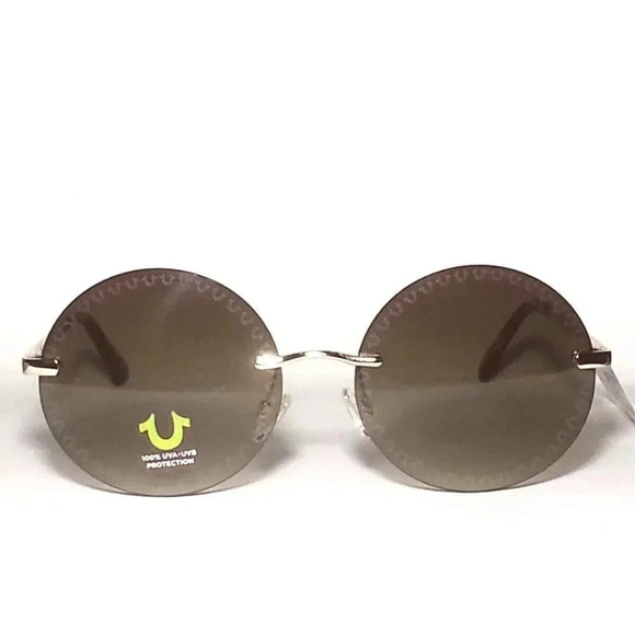 True Religion Accessories - True Religion Round Rimless Sunglasses